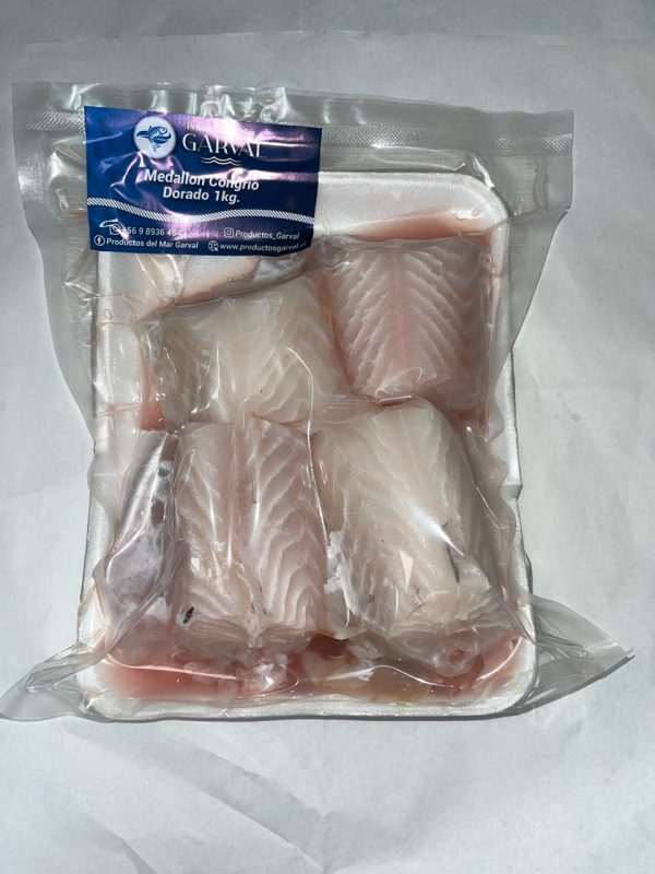 Medallón congrio dorado 1kg